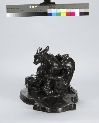 kanguru ve köpek by Arthur Putnam