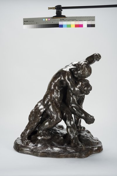 Puma ve Çocuk (bronz) by Arthur Putnam