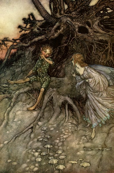 Bir yaz gecesi rüyası by Arthur Rackham