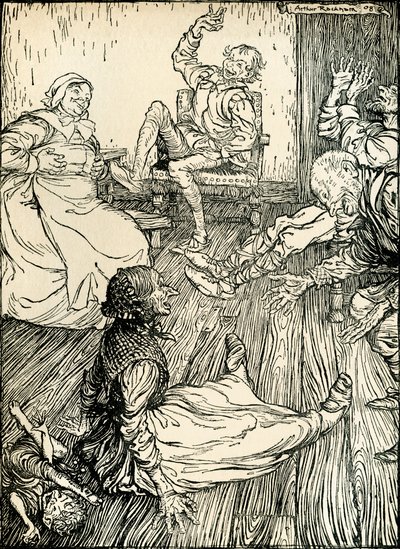 Bir yaz gecesi rüyası by Arthur Rackham