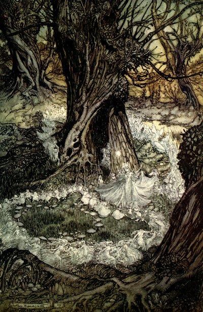 Bir yaz gecesi rüyası by Arthur Rackham