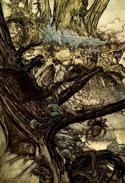 Bir yaz gecesi rüyası by Arthur Rackham