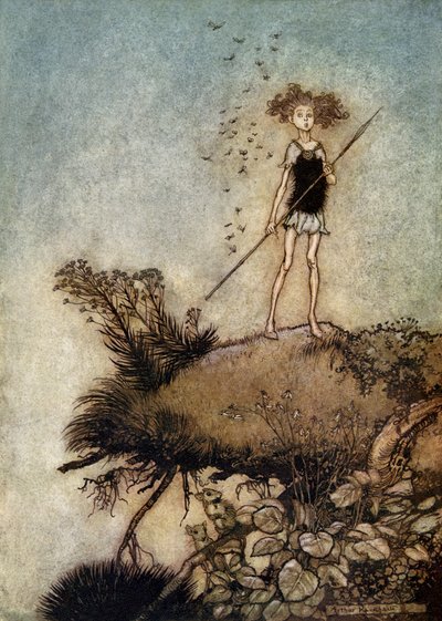 Bir yaz gecesi rüyası by Arthur Rackham
