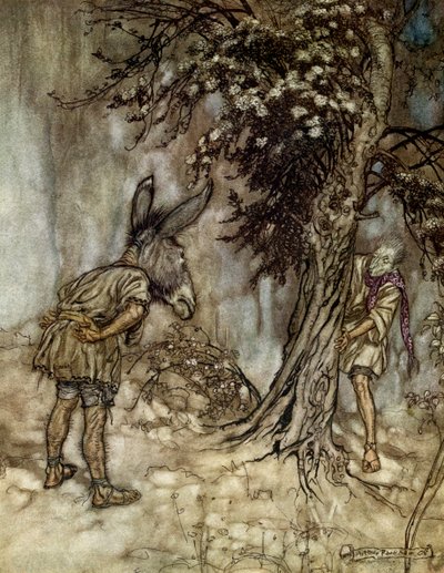 Bir yaz gecesi rüyası by Arthur Rackham