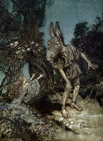 Bir yaz gecesi rüyası by Arthur Rackham