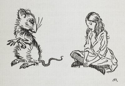 Alice ve Fare by Arthur Rackham