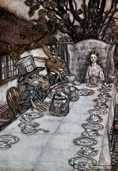Alice Harikalar Diyarında, 1917 by Arthur Rackham