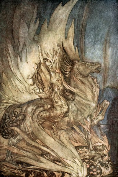 "Brunnhilde on Grane, Siegfried
