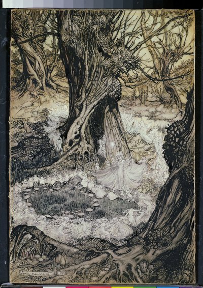 Gel, şimdi bir Roundel, 1908 by Arthur Rackham