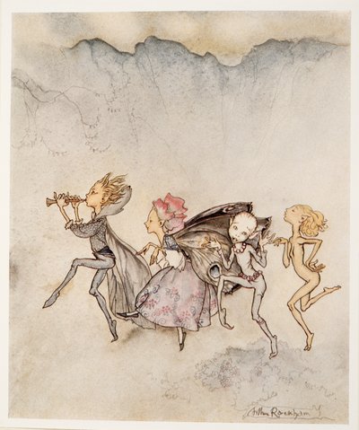 Her biri ayağına takılıp, paspas ve biçme ile burada olacak, William Shakespeares The Tempest, pub