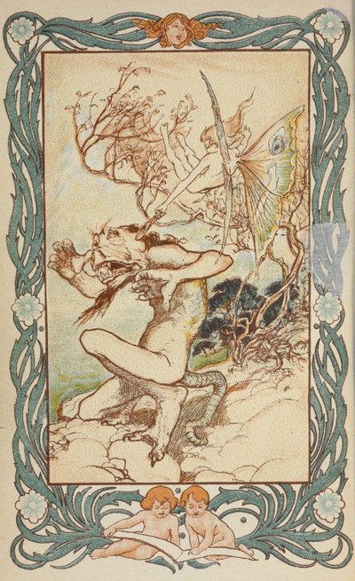 'Shakespeare'den Öyküler'in ön parçası... by Arthur Rackham