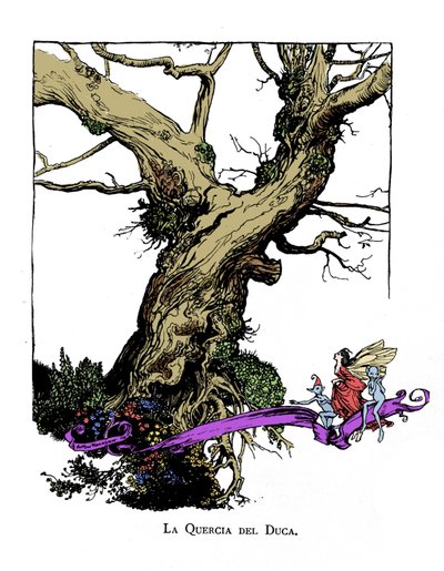 William SHAKESPEARE tarafından Bir Yaz Gecesi Rüyası için İllüstrasyon by Arthur Rackham