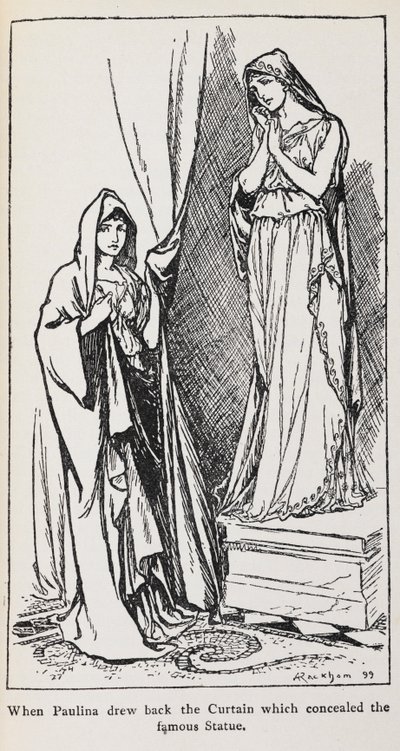Kış Masalı'ndan Paulina'nın İllüstrasyonu by Arthur Rackham