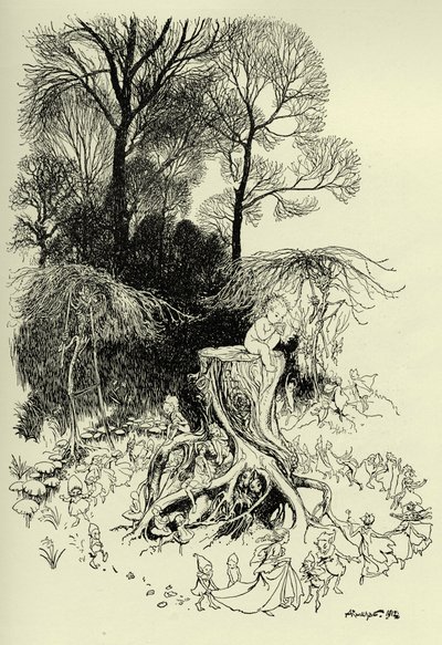 Peter Pan ve Periler by Arthur Rackham