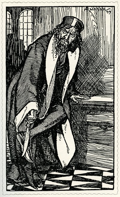 Venedik Taciri, William Shakespeare by Arthur Rackham