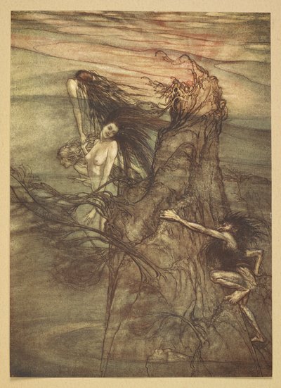 Ren bakiresi. by Arthur Rackham