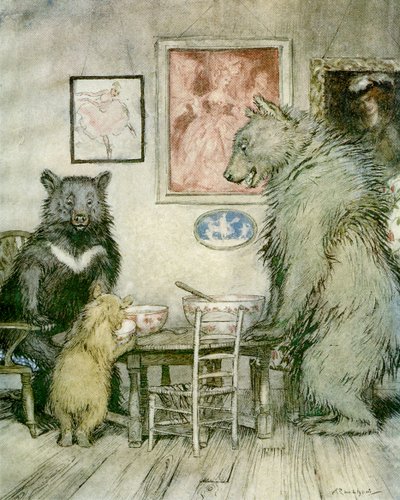 Üç Ayı by Arthur Rackham