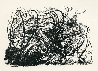 Kuyunun Üç Başı by Arthur Rackham