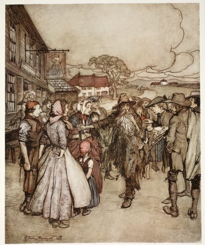 Washington Irving, pub tarafından Rip Van Winkle