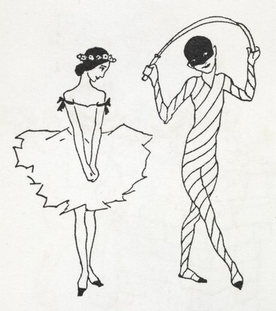 iki dansçı by Arthur Rackham