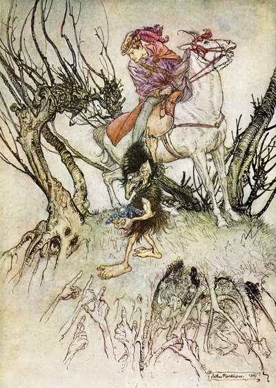 Undine, Friedrich de la Motte Fouqué by Arthur Rackham