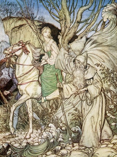 Undine, Friedrich de la Motte Fouqué by Arthur Rackham