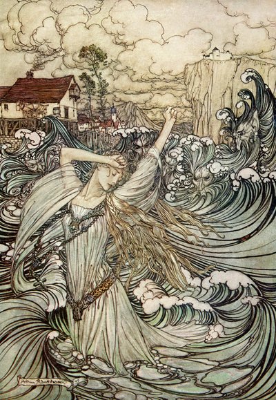 Undine, Friedrich de la Motte Fouqué by Arthur Rackham