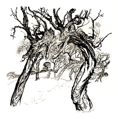 Fısıldayan Ağaçlar, Bir Elma Tabağından, 1917, 1923 by Arthur Rackham