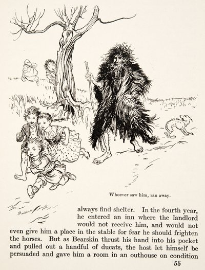 Onu kim gördüyse, Little Brother & Little Sister and Other Tales by the Brothers Grimm, pub.1917 (litho)