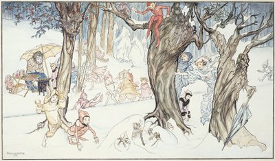 Kış Eğlencesi, 1924 by Arthur Rackham