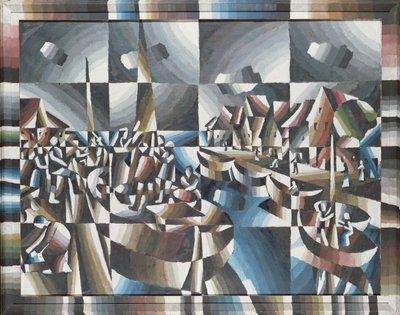 Liman Resmi, 1921 by Arthur Segal