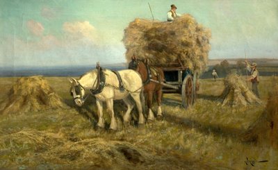 Hasat Vagonunun Yüklenmesi by Arthur Walker Redgate