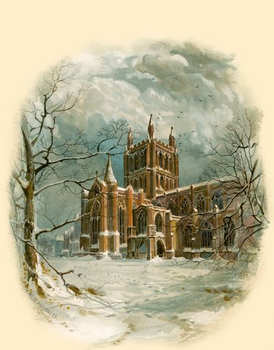 Hereford Katedrali, Kuzey Batı by Arthur Wilde Parsons