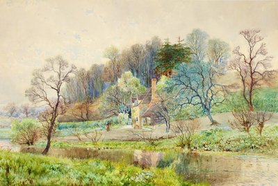 Bir Orman Çiftliği, Horsham, Sussex, c.1880-1900 by Arthur Willett