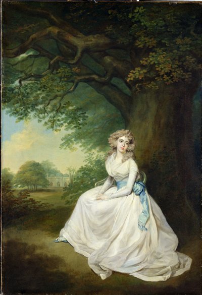 Lady Chambers, c.1789 (tuval üzerine yağlı boya) by Arthur William Devis