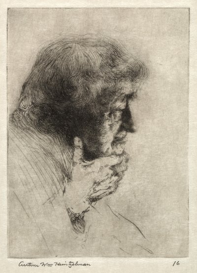Yaşlı Adam Düşünme by Arthur William Heintzelman