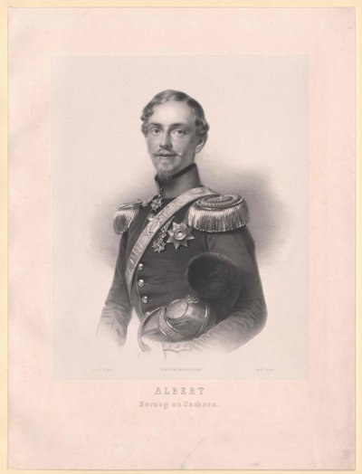 Saksonya Kralı I. Albert, by Artist Unknown