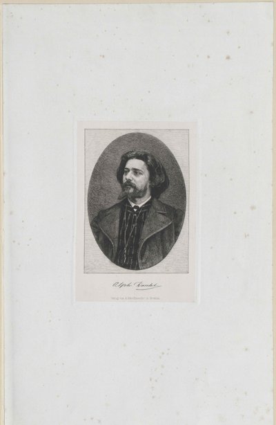 Alphonse Daudet (baskı) by Artist Unknown