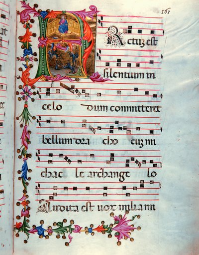 Yargıç İsa ve Başmelek Mikail Şeytanlarla Savaşıyor by Artist Unknown