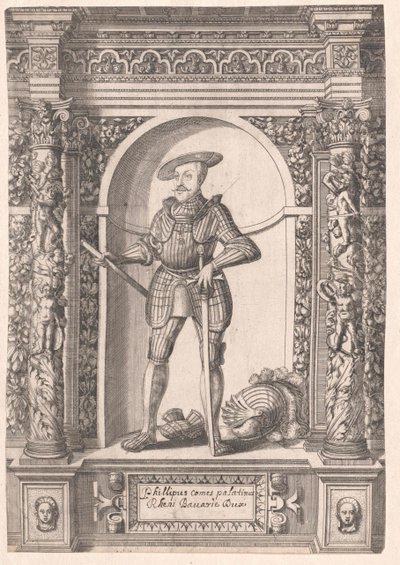 Ren Kontu Palatine Philipp açık yürekli by Artist Unknown