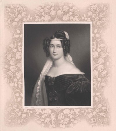 Crescentia Bourgin (baskı) by Artist Unknown