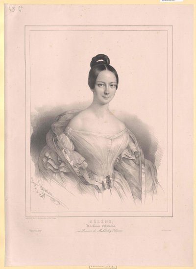 Mecklenburg-Schwerin Düşesi Helen by Artist Unknown