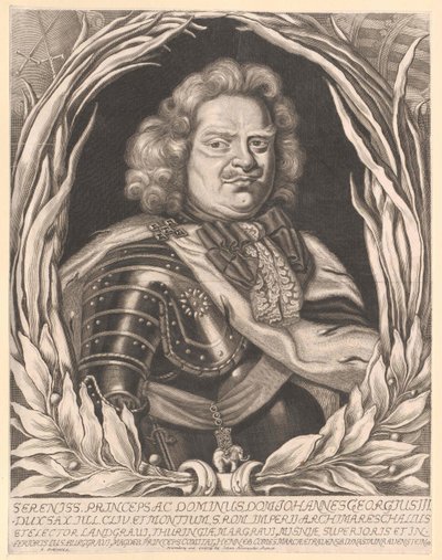 Saksonya Seçmeni Johann George III by Artist Unknown
