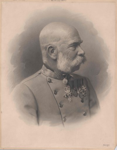 Avusturya İmparatoru I. Franz Joseph (baskı) by Artist Unknown