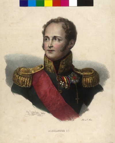 Rusya İmparatoru I. Aleksandr by Artist Unknown