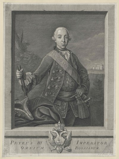 Rusya İmparatoru Peter III by Artist Unknown