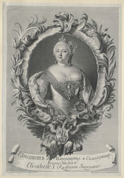 Rusya İmparatoriçesi Elisabeth by Artist Unknown