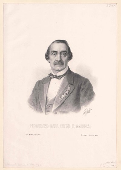 Ferdinand Karl değerli von Manussi by Artist Unknown