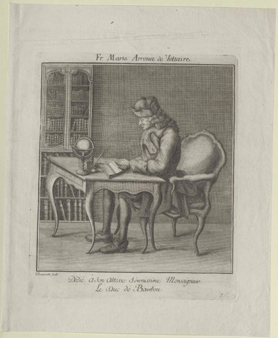 Fran006f0069s Marie Arouet Voltaire by Artist Unknown