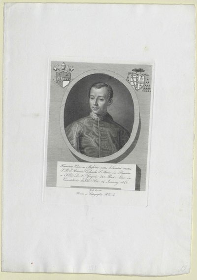 Francis Xavier Prens Maximus (baskı) by Artist Unknown